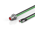 Beckhoff ZK7208-CB51-Axxx B17, ENP cable, PUR, 5 G 15 mm² + (1 x 4 x AWG22), drag chain suitable, key 1 (2 x 24 V DC + PE)