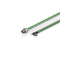 Beckhoff ZK7102-AA03-Axxx B12, ENP cable, PUR, 2 x 075 mm² + (1 x 4 x AWG22), drag chain suitable, key 1 (24 V DC)