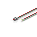 Beckhoff ZK7206-AG12-0xxx B17, ECP cable, PUR, 3 G 15 mm² + (1 x 4 x AWG22), drag chain suitable, key 1 (24 V DC)