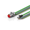 Beckhoff ZK7714-AT00-Axxx B23, ENP cable, PUR, 5 G 40 mm² + (1 x 4 x AWG22), drag chain suitable, key 2 (400 V AC)