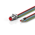 Beckhoff ZK7714-AT00-0xxx B23, ECP cable, PUR, 5 G 40 mm² + (1 x 4 x AWG22), drag chain suitable, key 2 (400 V AC)