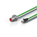 Beckhoff ZK7624-BV00-Axxx B17, ENP cable, PUR, 4 x 15 mm² + (1 x 4 x AWG22), drag chain suitable, key 2 (user-defined voltage)