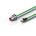 Beckhoff ZK7624-BT00-Axxx B17, ENP cable, PUR, 4 x 15 mm² + (1 x 4 x AWG22), drag chain suitable, key 2 (user-defined voltage)