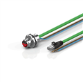 Beckhoff ZK7624-AQ00-Axxx B17, ENP cable, PUR, 4 x 15 mm² + (1 x 4 x AWG22), drag chain suitable, key 2 (user-defined voltage)