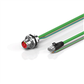 Beckhoff ZK7610-AJ00-Axxx B17, ENP cable, PUR, 3 G 25 mm² + (1 x 4 x AWG22), drag chain suitable, key 2 (230 V AC)