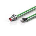 Beckhoff ZK7608-CB00-Axxx B17, ENP cable, PUR, 5 G 15 mm² + (1 x 4 x AWG22), drag chain suitable, key 2 (400 V AC)