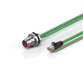 Beckhoff ZK7606-BM00-Axxx B17, ENP cable, PUR, 3 G 15 mm² + (1 x 4 x AWG22), drag chain suitable, key 2 (230 V AC)