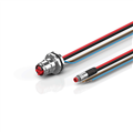 Beckhoff ZK7224-BU00-0xxx B17, ECP cable, PUR, 4 x 15 mm² + (1 x 4 x AWG22), drag chain suitable, key 1 (2 x 24 V DC)