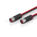 Beckhoff ZK7224-2425-0xxx B17, ECP cable, PUR, 4 x 15 mm² + (1 x 4 x AWG22), drag chain suitable, key 1 (2 x 24 V DC)