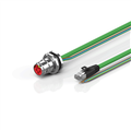 Beckhoff ZK7210-BN00-Axxx B17, ENP cable, PUR, 3 G 25 mm² + (1 x 4 x AWG22), drag chain suitable, key 1 (24 V DC)