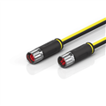 Beckhoff ZK7210-1819-Axxx B17, ENP cable, PUR, 3 G 25 mm² + (1 x 4 x AWG22), drag chain suitable, key 1 (24 V DC)