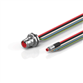 Beckhoff ZK7208-CB00-0xxx B17, ECP cable, PUR, 5 G 15 mm² + (1 x 4 x AWG22), drag chain suitable, key 1 (2 x 24 V DC + PE)