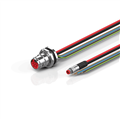 Beckhoff ZK7208-BZ00-0xxx B17, ECP cable, PUR, 5 G 15 mm² + (1 x 4 x AWG22), drag chain suitable, key 1 (2 x 24 V DC + PE)