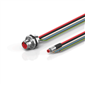 Beckhoff ZK7208-AV00-0xxx B17, ECP cable, PUR, 5 G 15 mm² + (1 x 4 x AWG22), drag chain suitable, key 1 (2 x 24 V DC + PE)