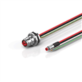 Beckhoff ZK7206-BM00-0xxx B17, ECP cable, PUR, 3 G 15 mm² + (1 x 4 x AWG22), drag chain suitable, key 1 (24 V DC)