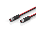 Beckhoff ZK7102-0607-0xxx B12, ECP cable, PUR, 2 x 075 mm² + (1 x 4 x AWG22), drag chain suitable, key 1 (24 V DC)
