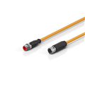 Beckhoff ZK4000-6877-0xxx Motor connection cable 075 mm² with M12 high-power plug (t coded), drag-chain suitable