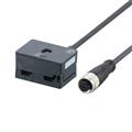IFM FC Splitter AS-i 0.6 m M12 UL AS-Interface yassı kablo için vampir dişli soket